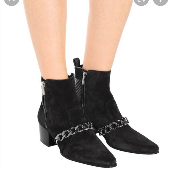 Balmain Ella Chain Booties - Picture 5 of 8